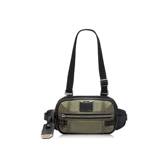 TUMI Alpha Bravo Полиамид Сумка через плечо Сумка на плечо Слинг-сумка Сумка на пояс Мужская Зеленая