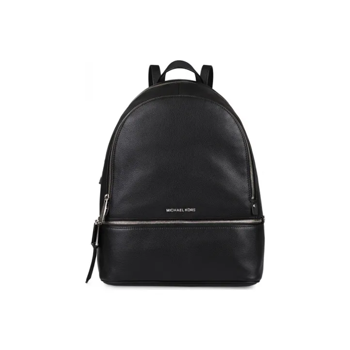 MICHAEL KORS Leather Backpack Women's Black