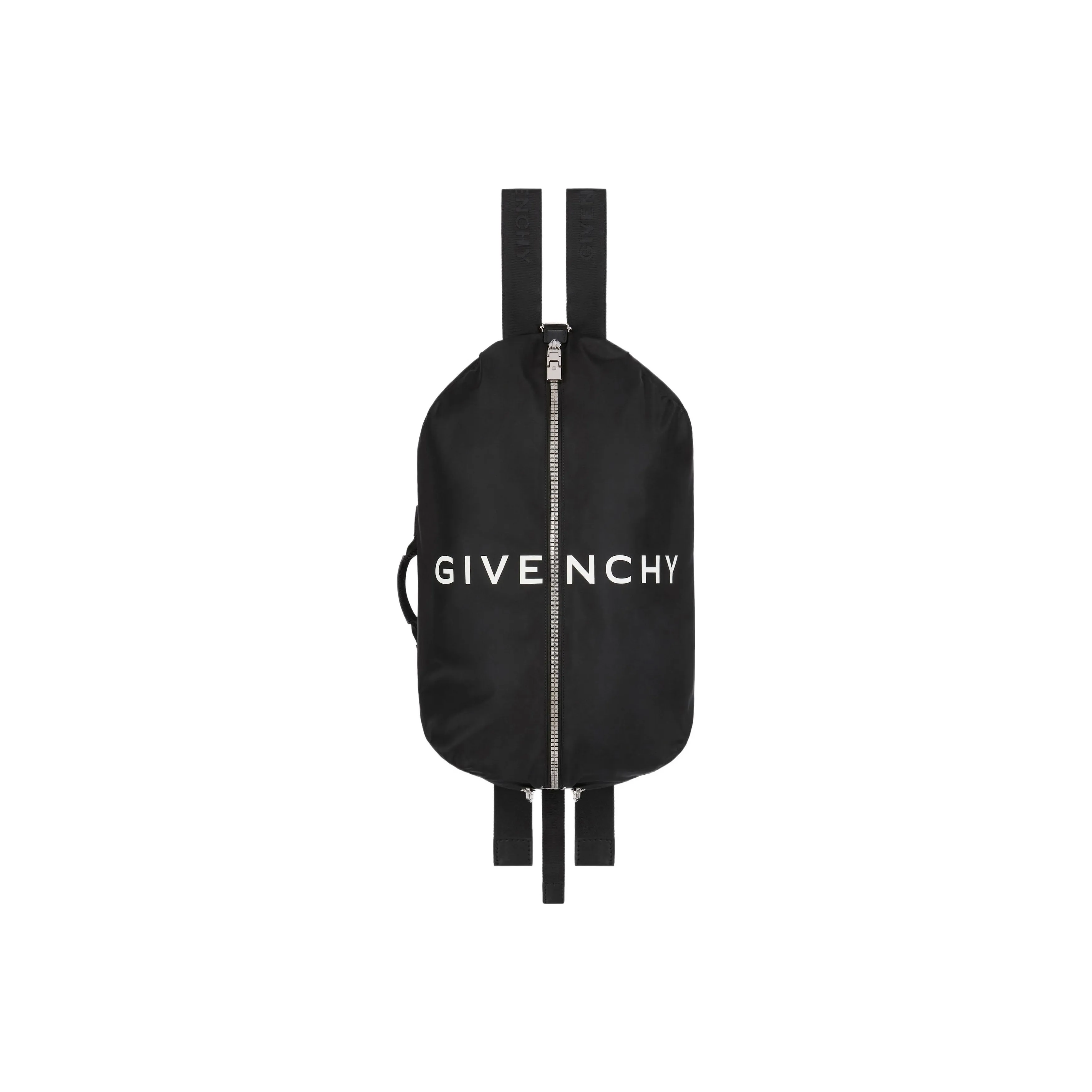 GIVENCHY 4G Nylon Fabric Backpack Large Size Men's Black