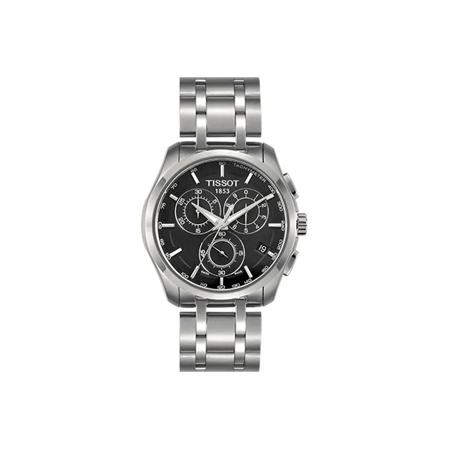 TISSOT Quartz Механизм Мужские Часы Kutu Collection 41 мм Черные