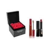아르마니 레드 Tube 405 (정장) + Yves Saint Laurent 블랙 스트라이프 302 (정장)