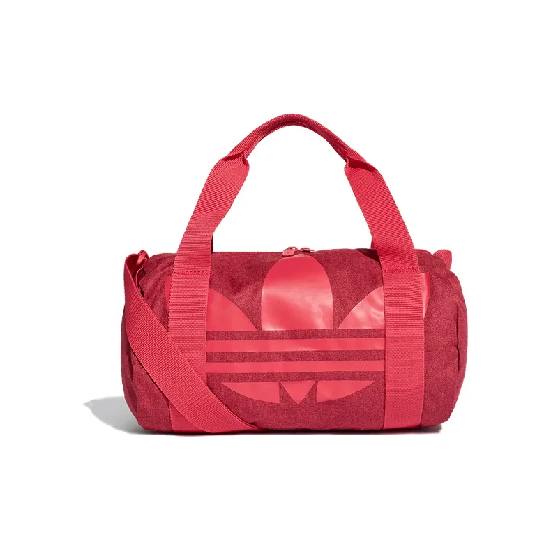 Adidas Originals Полиэстер Сумка через плечо Сумка Дорожная сумка Стандартная Унисекс Ягодный Розовый