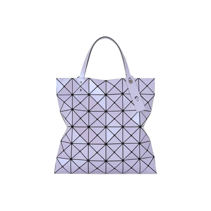 ISSEY MIYAKE Vinyl Chloride Resin Polyester Tote Bag, Shopping Bag, Laptop Bag, One Shoulder Handbag Women's Purple