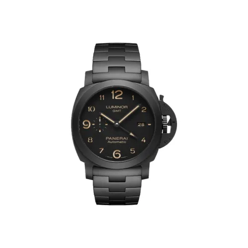 PANERAI Механический Movement Унисекс Часы Luminor LUMINO Collection 44mm*44mm Черные