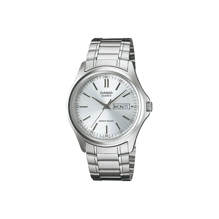 CASIO STANDARD Collection DRESS Collection Кварцевый механизм Нержавеющая сталь Ремешок Часы Мужские Серебристый циферблат