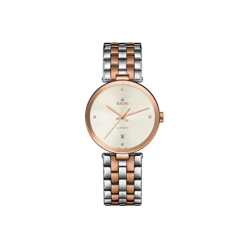 RADO Автоматический Механический Movement Мужские Часы Florence Collection 38 мм Серебряные