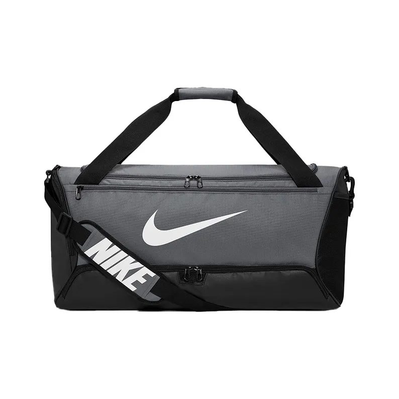 nike Brasilia Полиэстер Сумка Сумка через плечо Сумка через плечо Путешественная сумка Спортивная сумка Обычная Унисекс Черный Серый