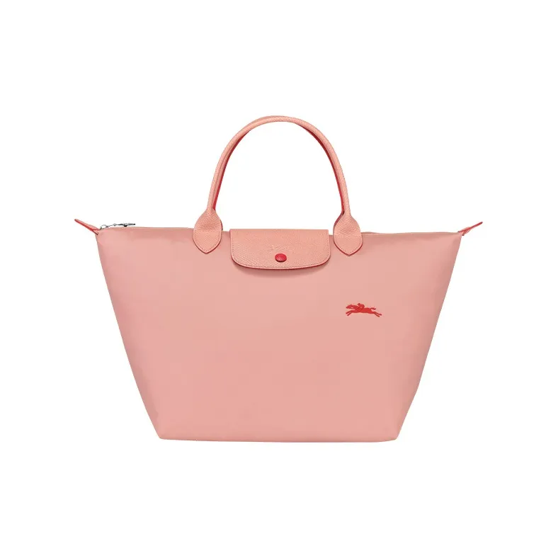 LONGCHAMP Le Pliage Club Холст Пельмени Сумка Средний Женский Розовый