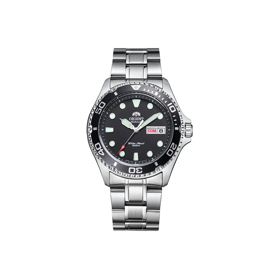 ORIENT Автоматический Механический Механизм Мужские Часы 41,5mm*13mm Черный
