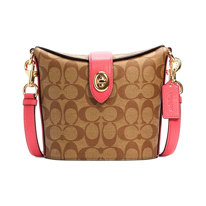 COACH Addie PVC French Fries Bag, Box Bag, Shoulder Bag, Crossbody Bag Women's