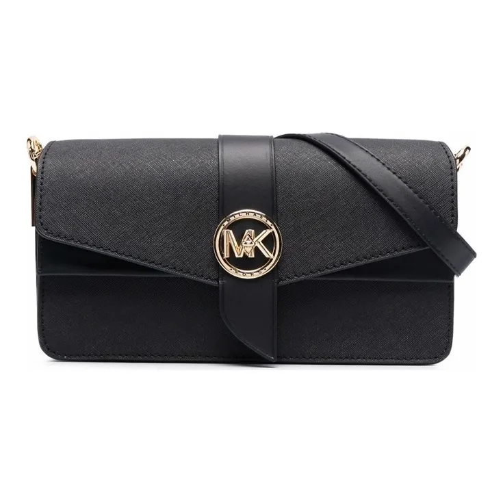MICHAEL KORS Leather Shoulder Bag Women's Black
