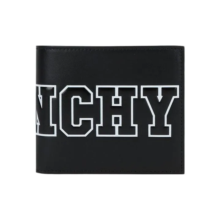 GIVENCHY Матовый гладкий кошелек из коровьей кожи держатель для карт кошелек мужской черный