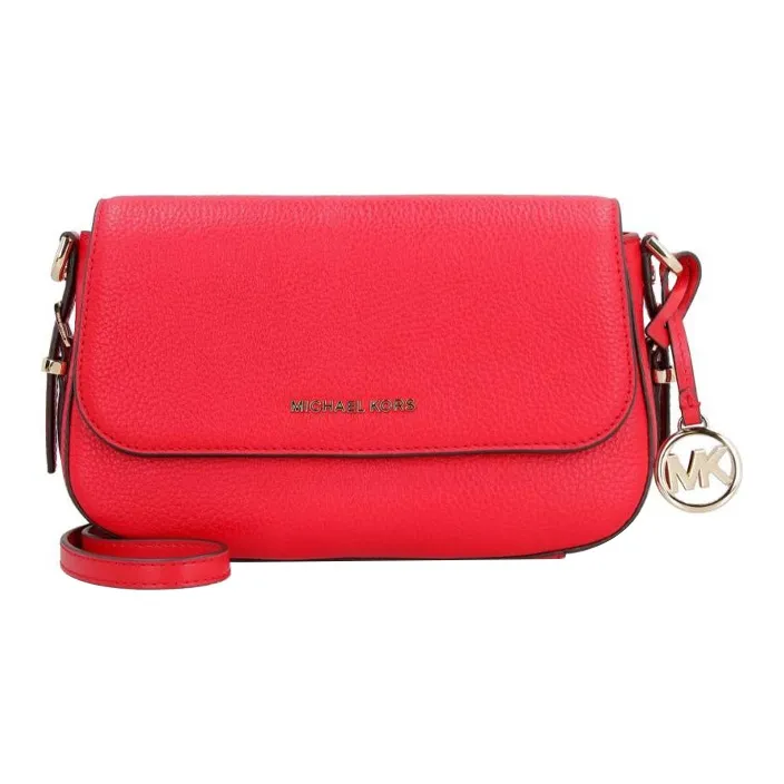 MICHAEL KORS Bedford Leather Shoulder Bag Women's Red