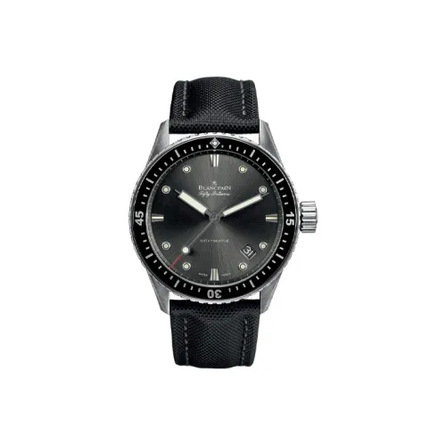 BLANCPAIN Автоматический Механический Движение Мужские FIFTY FATHOMS Часы 43 мм Серый