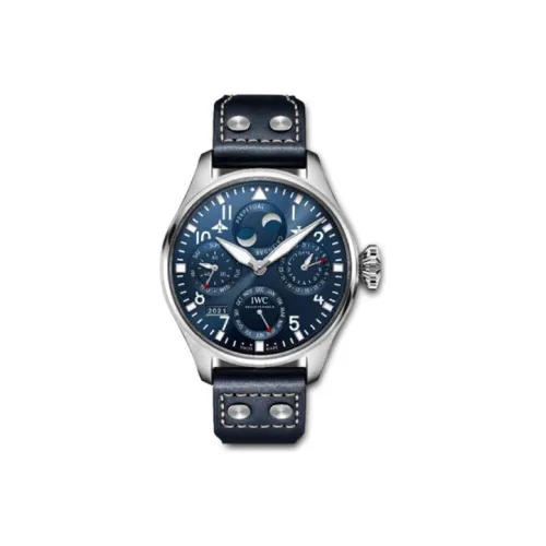 IWC Автоматический Механический Movement Мужские Часы Pilot Collection 46,2 мм Синие
