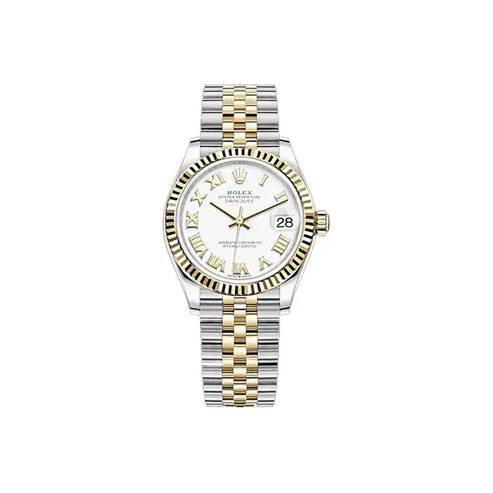 ROLEX Log Series Automatic Mechanical Movement Women's Watch Watch 31mm White Dial Oystersteel Case