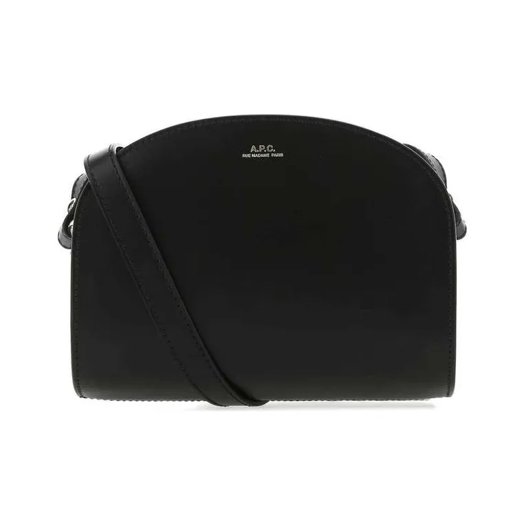 A.P.C Leather Crossbody Bag Shoulder Bag Women's Black