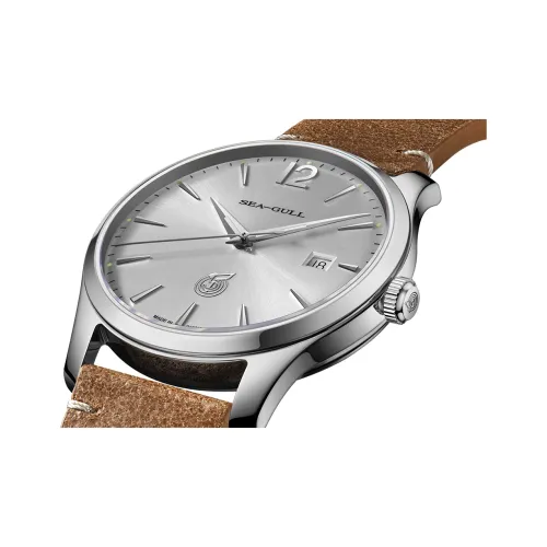 Sea Gull Автоматический Механический Движение Мужские Часы 40mm*40mm*12mm Серебряный