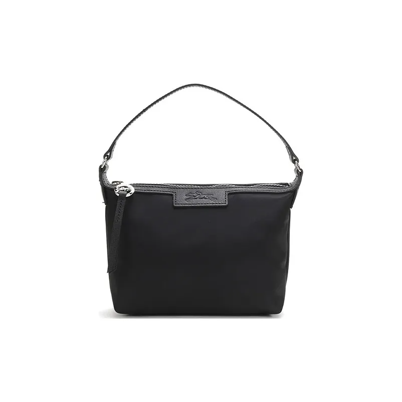 LONGCHAMP Le Pliage Polyamide Canvas With Leather Canvas Bag, Handbag, Wallet, Handbag Mini Women's Black
