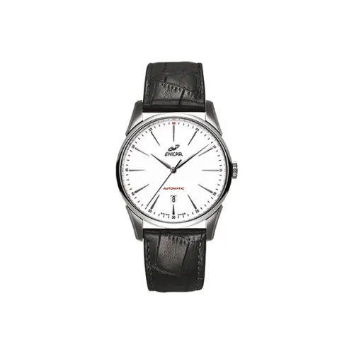 ENICAR Механические Мужские Часы Movement 41 мм Белые