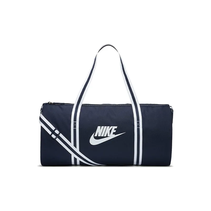 Nike Heritage Polyester Travel Bag Unisex Obsidian Color