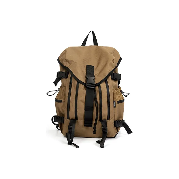 MYEDITION 24 32L Laptop Bag Backpack Outdoor Bag Oxford Brown Unisex