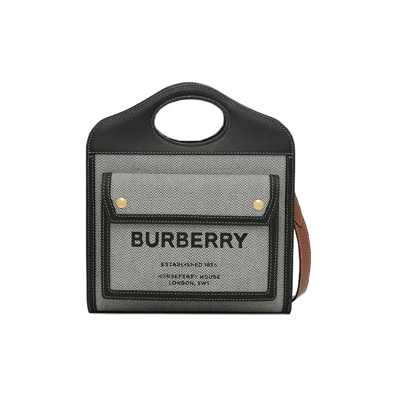 Burberry Mini Pocket Bag 'Black/Tan'