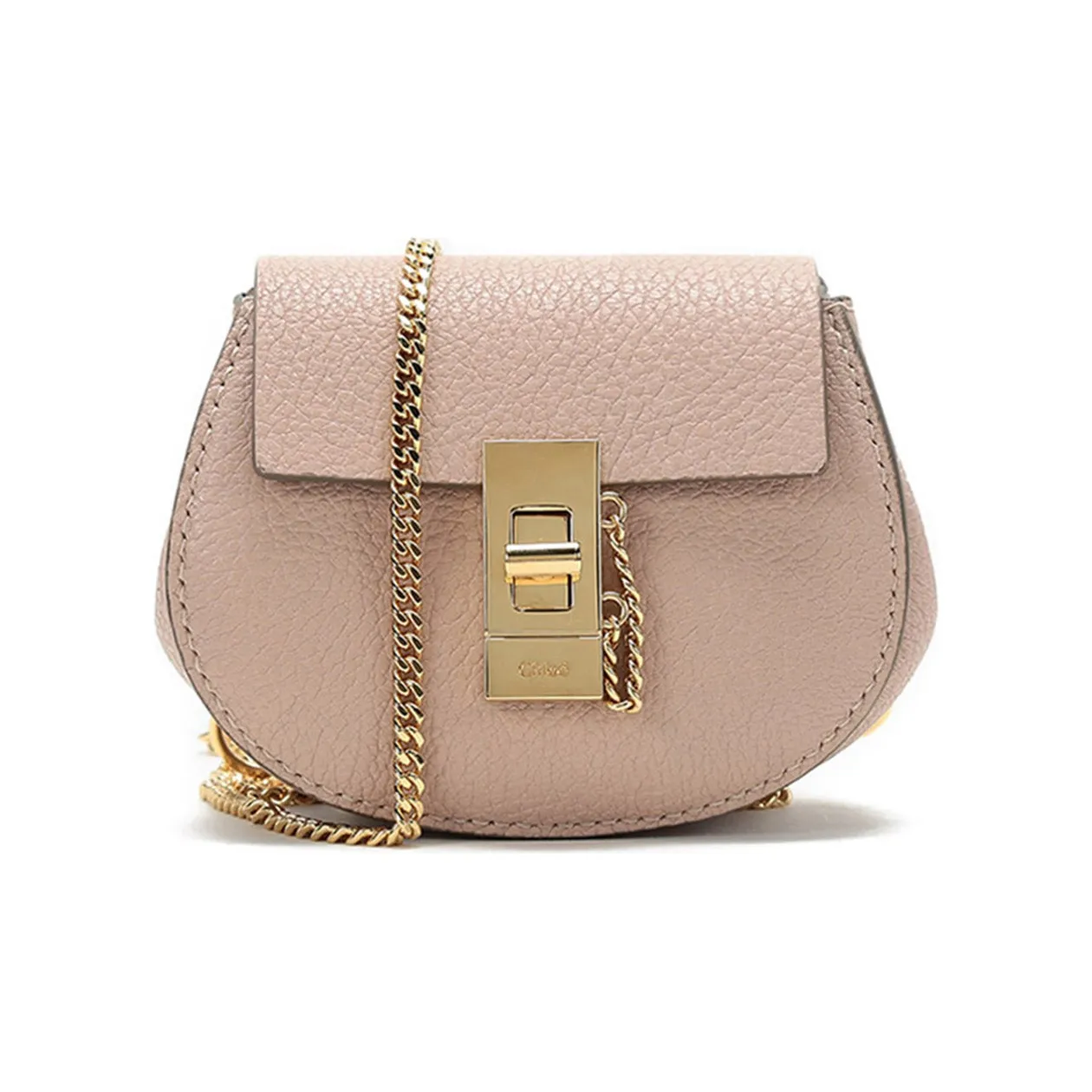Chloe Chloé Bags Sheepskin Fanny Pack Mini Women's Cement Pink