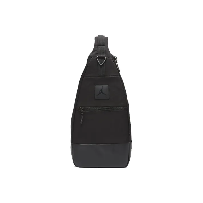 Jordan Polyurethane Combo Bag, Crossbody Bag, Chest Bag, Shoulder Bag Regular Unisex Black