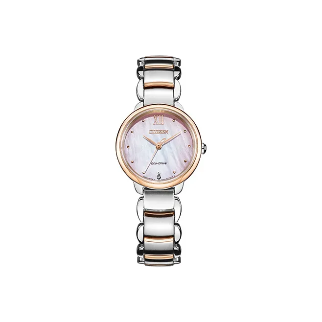 CITIZEN Экология Drive Collection L Collection Свет Перезаряжаемый Кварцевый Механизм Нержавеющая Сталь Ремешок