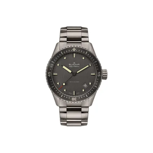 BLANCPAIN Автоматический Механический Движение Мужские FIFTY FATHOMS Часы 43 мм Серый