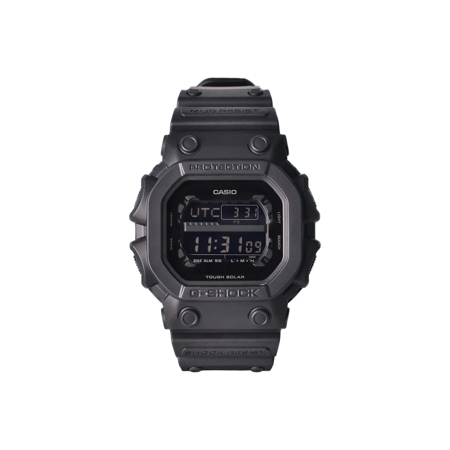 CASIO G Shock STADARD Collection Small Block Кварцевый механизм Смольный ремешок Часы Мужские Черный циферблат