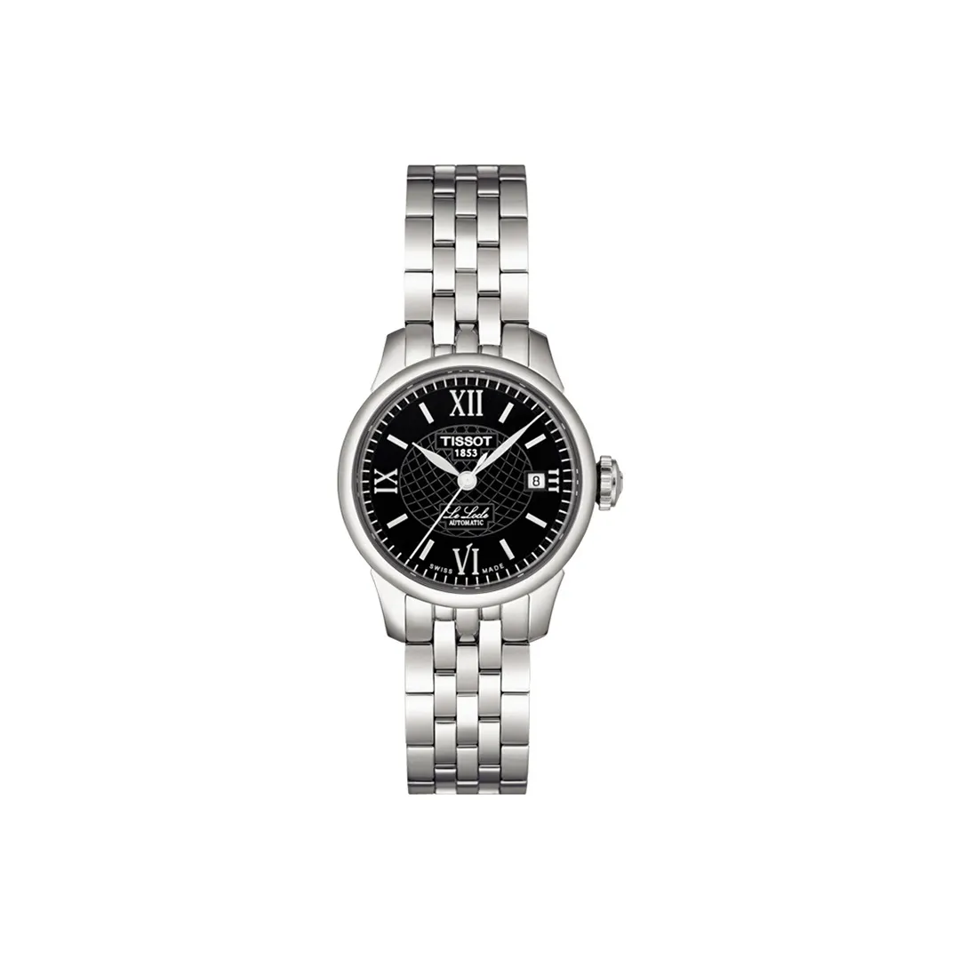 Tissot Автоматический Механический Movement Женские Часы Le Locle Collection 25,3 мм Черные