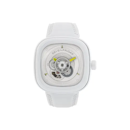 SEVENFRIDAY Автоматический Механический Movement Унисекс Часы 47,6мм*47мм*15мм Белый