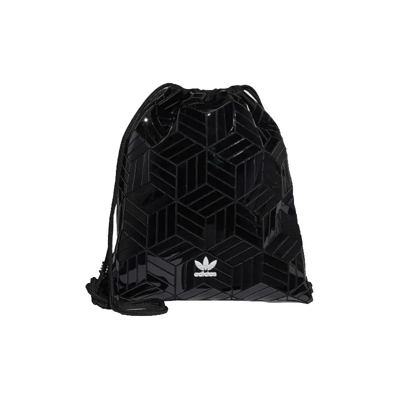 Adidas Originals Issey Miyake, Collaboration Polyurethane Backpack Gym Bag Large Size Unisex Black