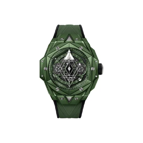 HUBLOT Автоматический Механический Movement Мужские Часы BIG BANG 45 мм Зеленые