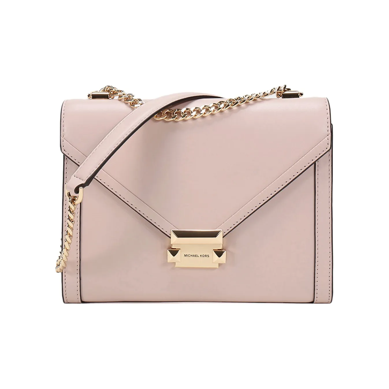 MICHAEL KORS MICHAEL KORS Luggage Collection Коровья кожа Сумка через плечо Женская Светло-розовая