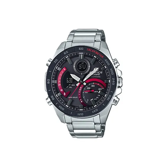 CASIO EDIFICE Collection Кварцевый механизм Часы Мужские Черный циферблат