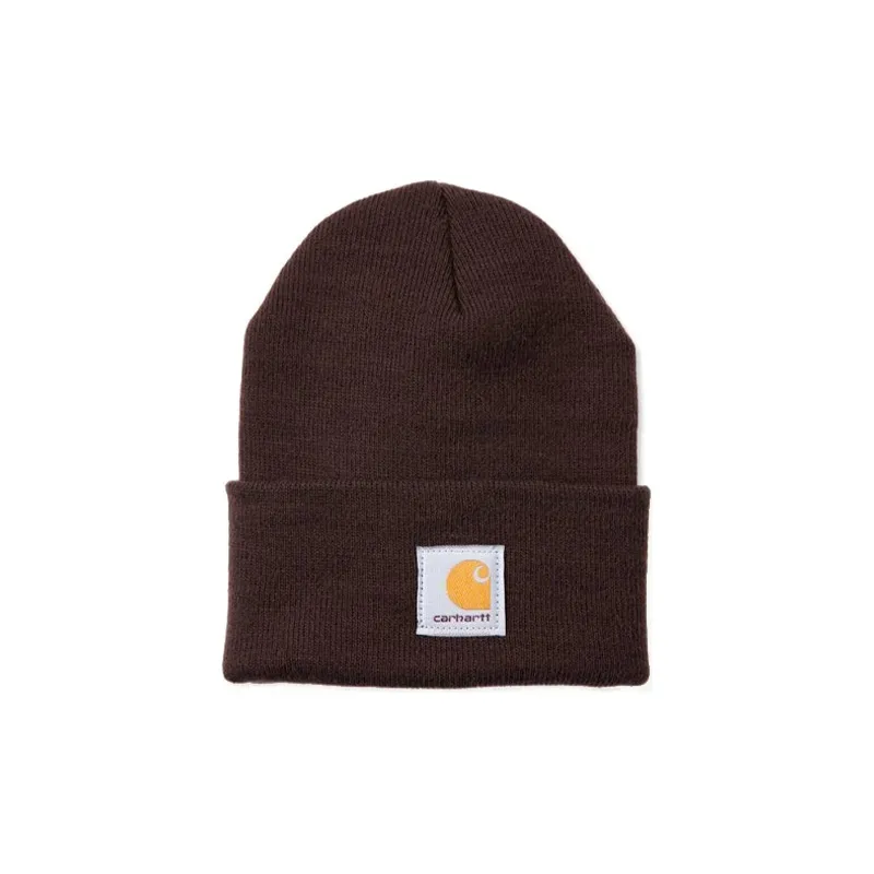 Carhartt Acrylic Beanies Unisex Dark Brown