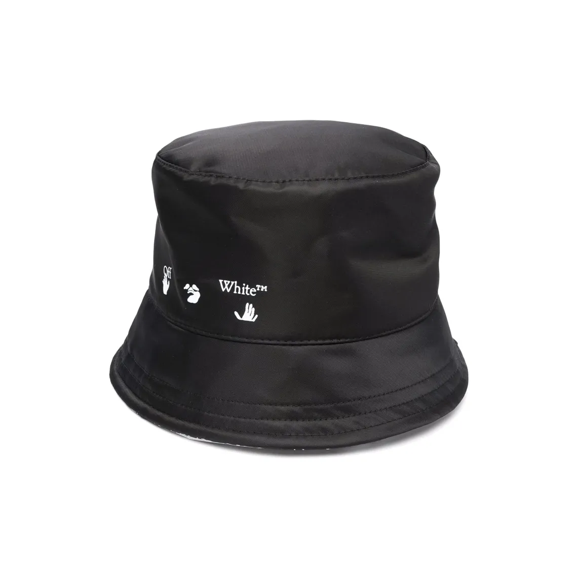 Off Белый Ведро Женские Черный