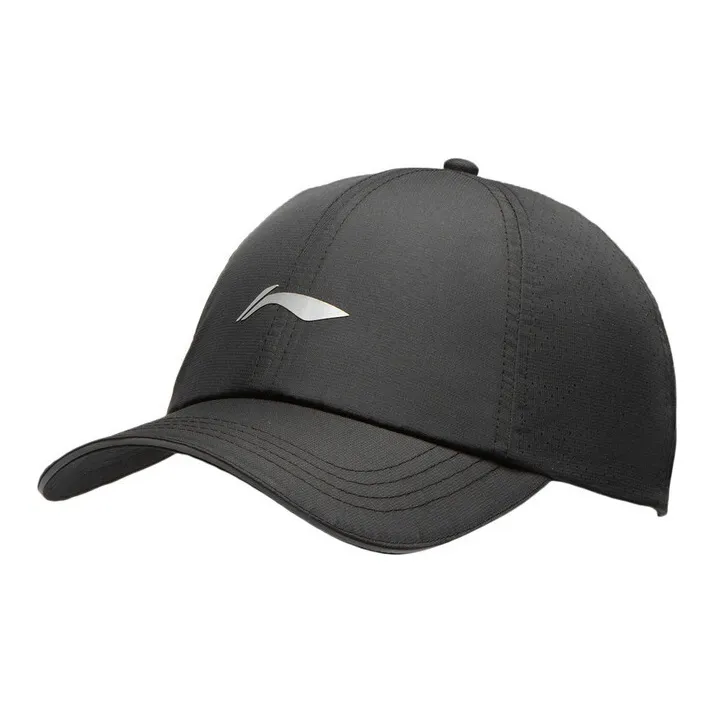 LINING Running Collection Хлопковая кепка черного цвета унисекс