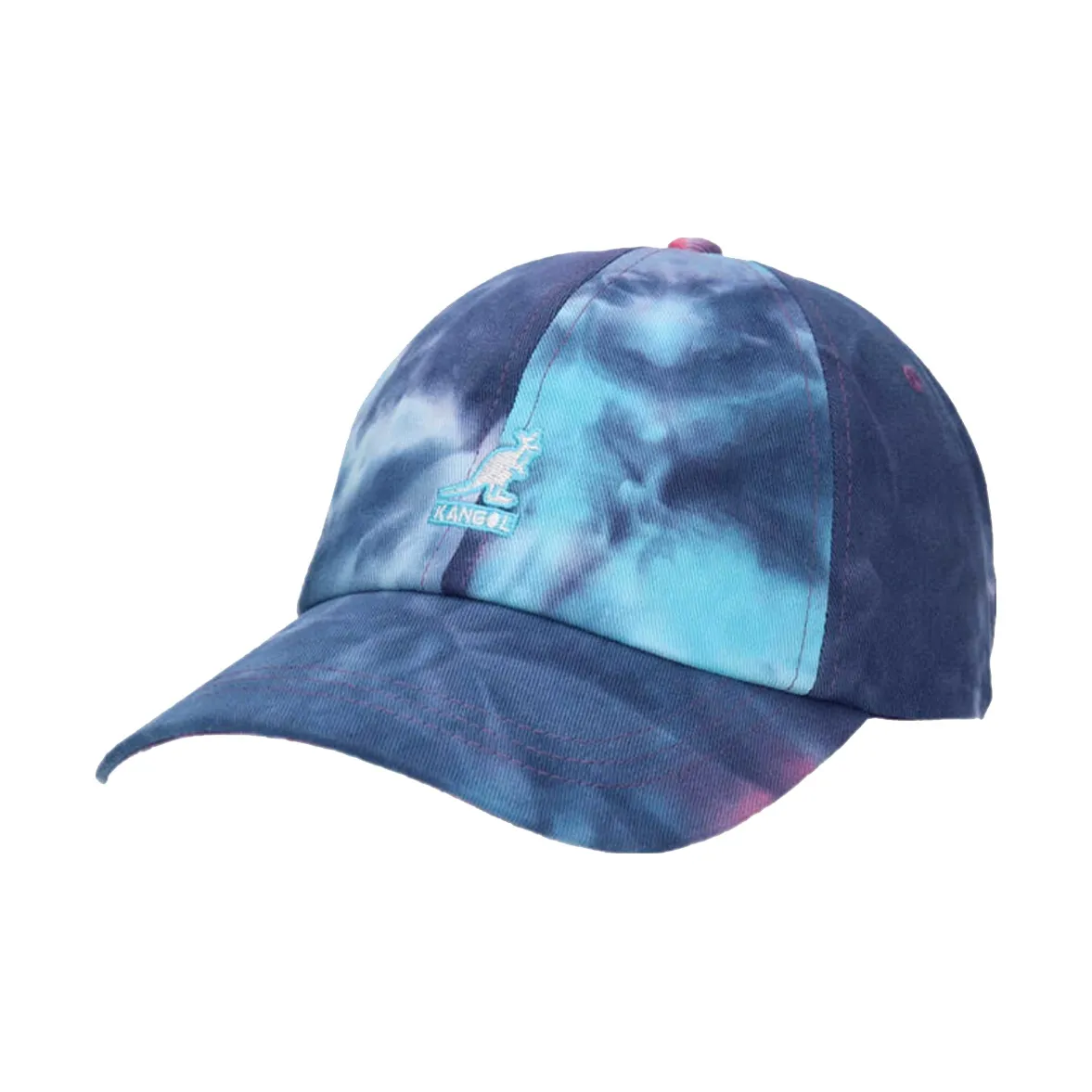 KANGOL Baseball Caps Unisex Tie Dye Pink Blue
