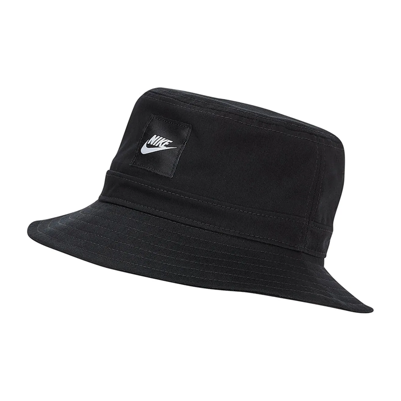 Nike Logo Cotton Woven Bucket Hat Kids' Black