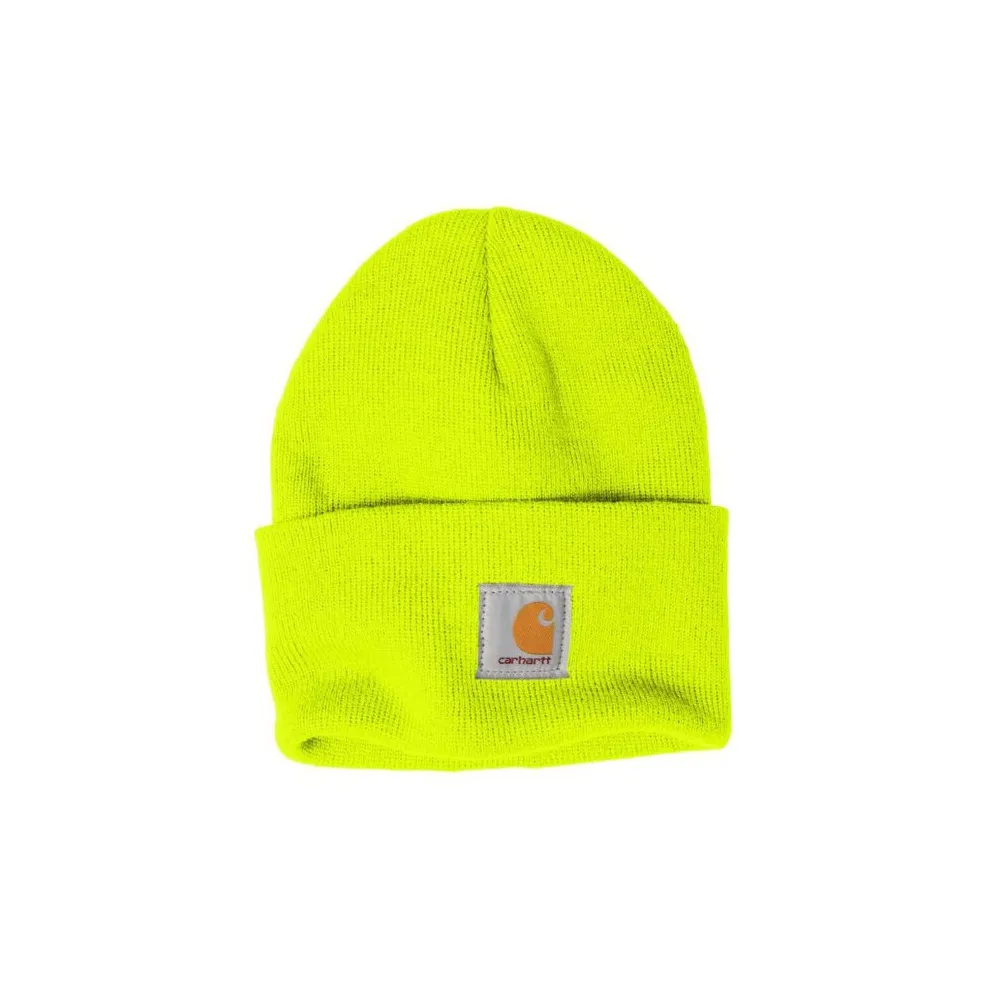 Carhartt Акриловые шапки-бини унисекс неоновый зеленый