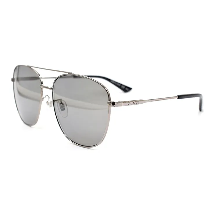 GUCCI Sunglasses Men's Silver Gray