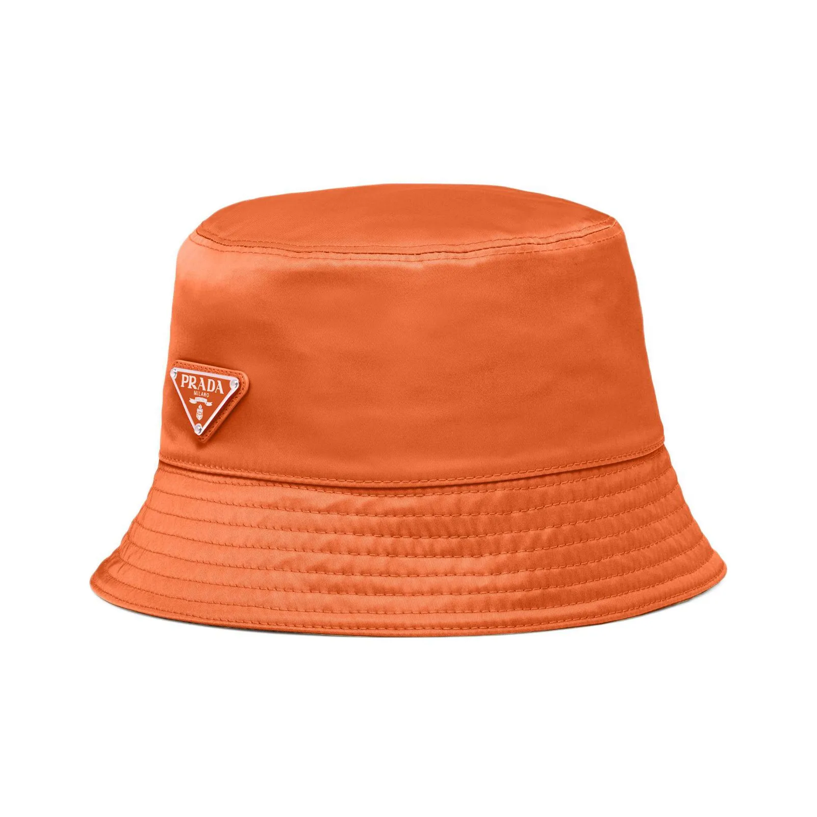 PRADA Re Nylon Bucket Hats Women's Orange