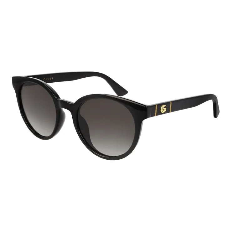 GUCCI Plate Frame Oval Sunglasses Women's
