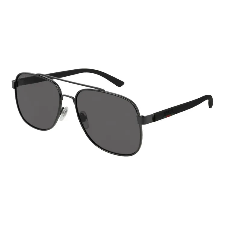 GUCCI Plastic Metal Aviator Sunglasses Men's