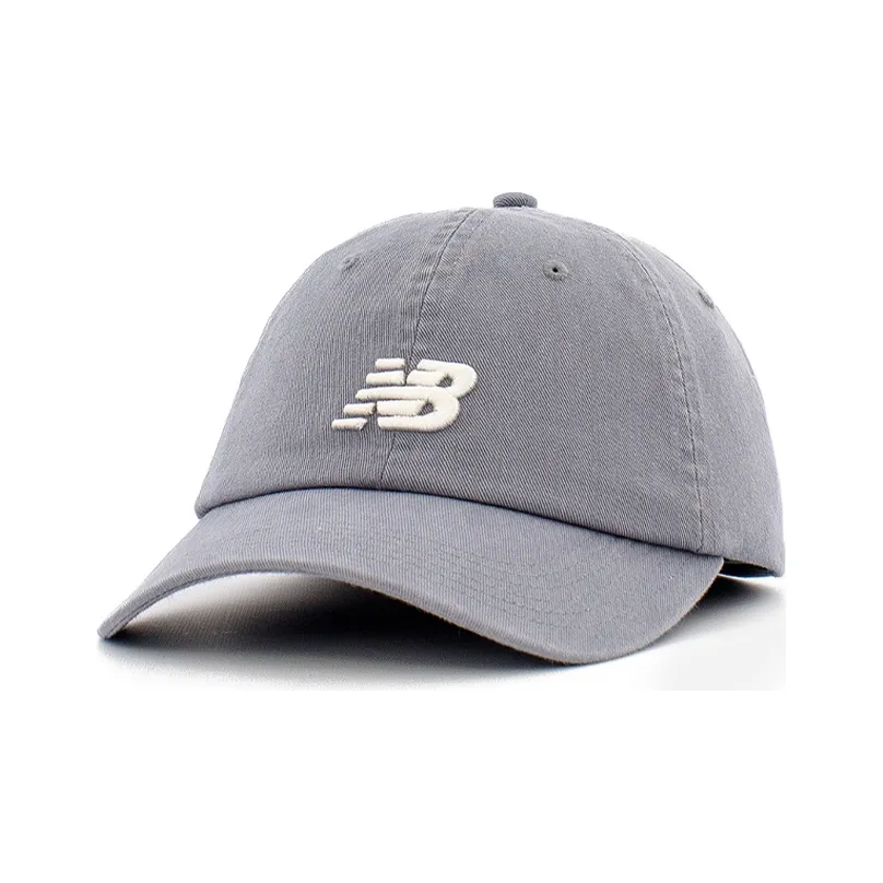 New Balance Cotton Baseball Caps Unisex Gray