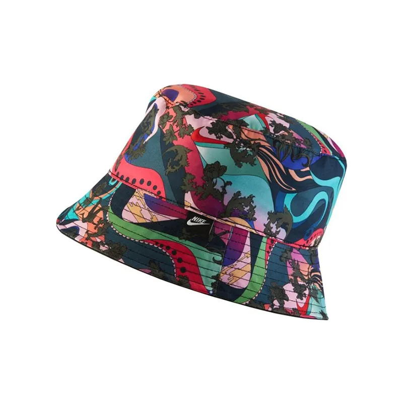 Nike Sportswear Polyester Bucket Hats Unisex Multicolor/Black